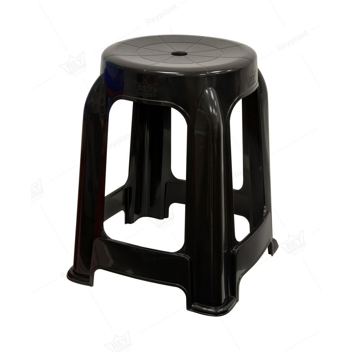 REYPLAST - Banco de plástico Komodo Negro