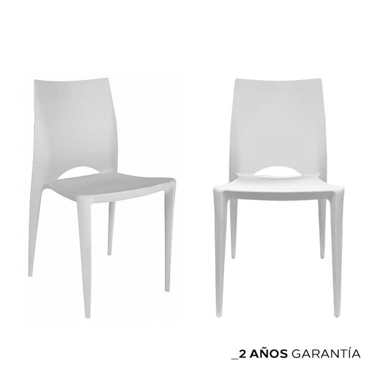 ZIYAZ - Silla de Comedor Londena Gris