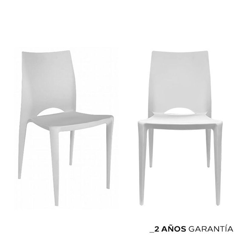 ZIYAZ - Silla de Comedor Londena Gris