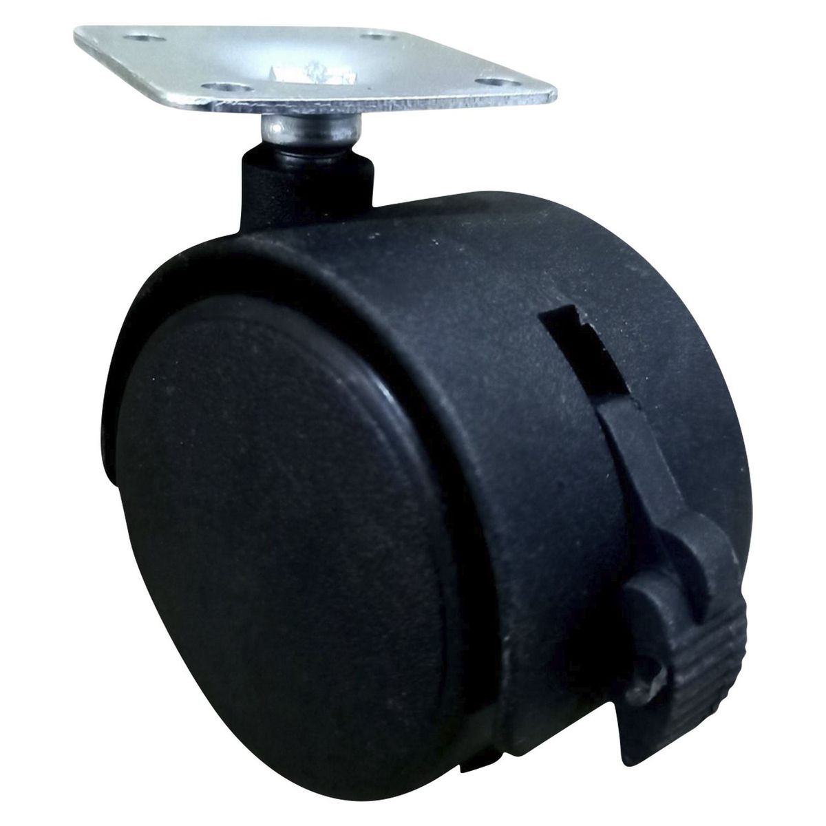 ZENDER - Garrucha Nylon Plataforma con Freno 50 mm.