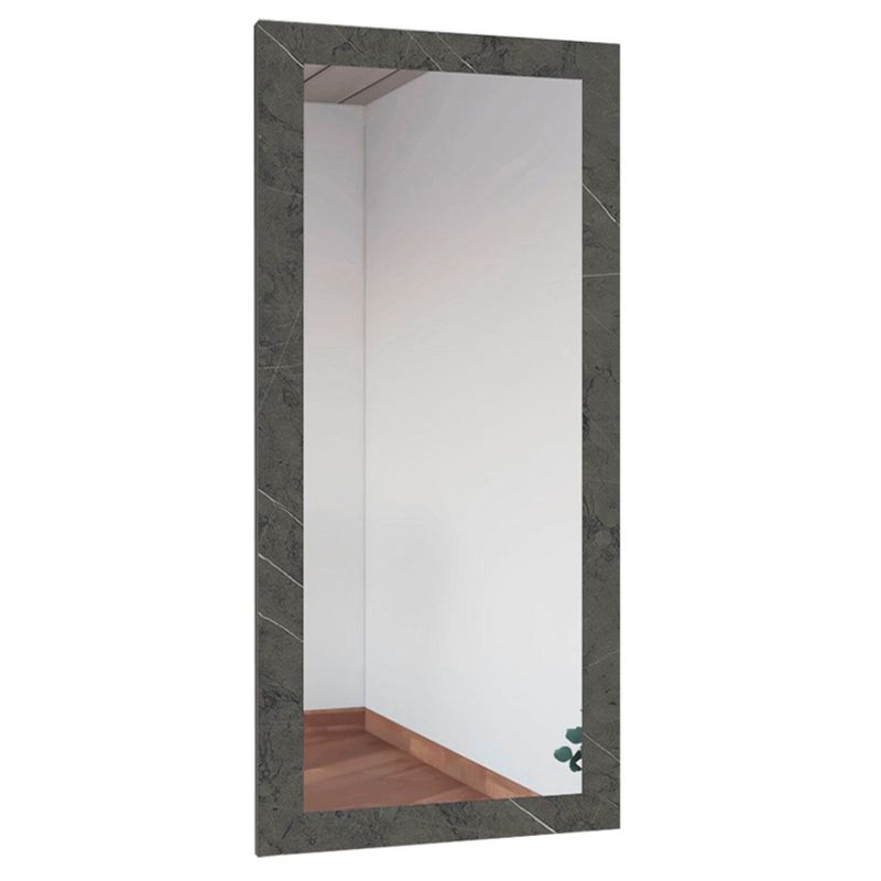 TUHOME - Espejo Decorativo Rectangular Marsala Art Z Piedra 120x60cm