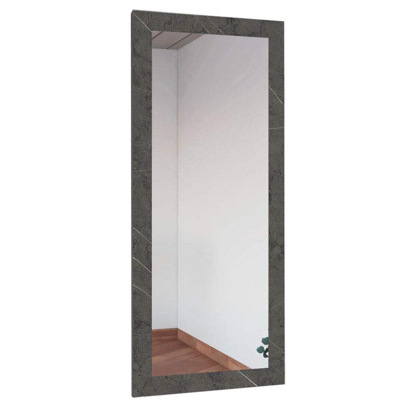 TUHOME - Espejo Decorativo Rectangular Marsala Art Z Piedra 140x60cm