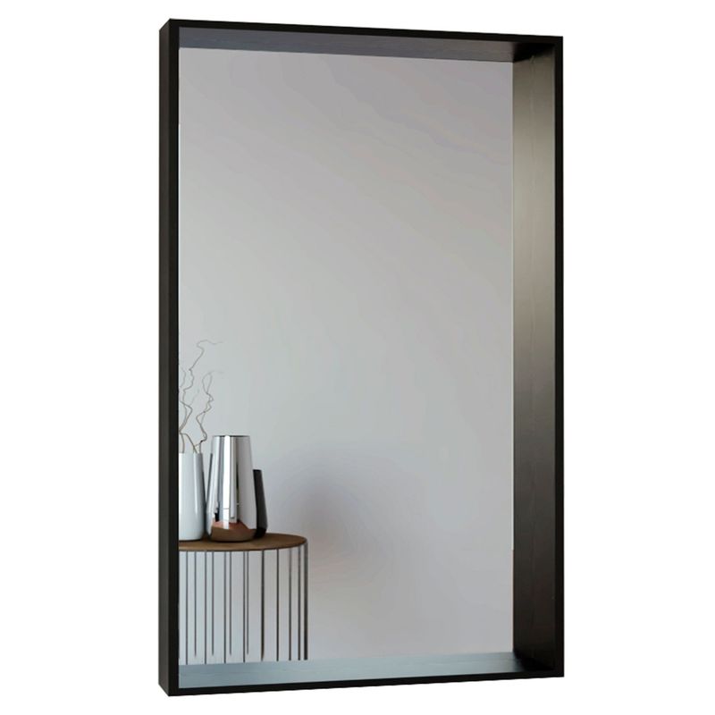 TUHOME - Espejo Decorativo Rectangular Trento Art Z Wengue 120x70cm