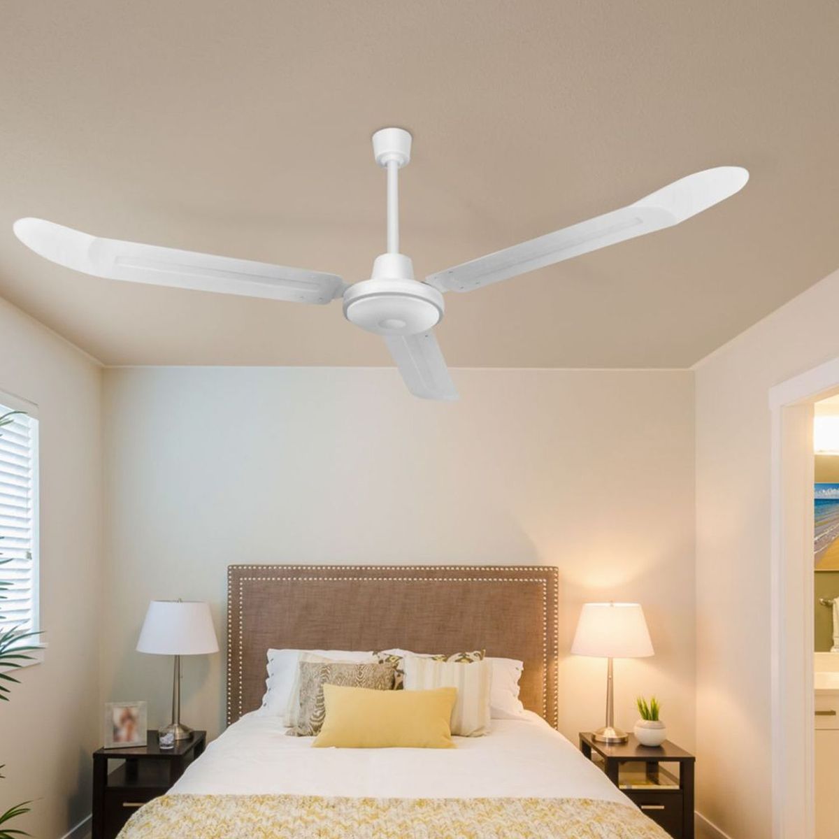 HALUX - Ventilador Industrial R 56 60 W Blanco