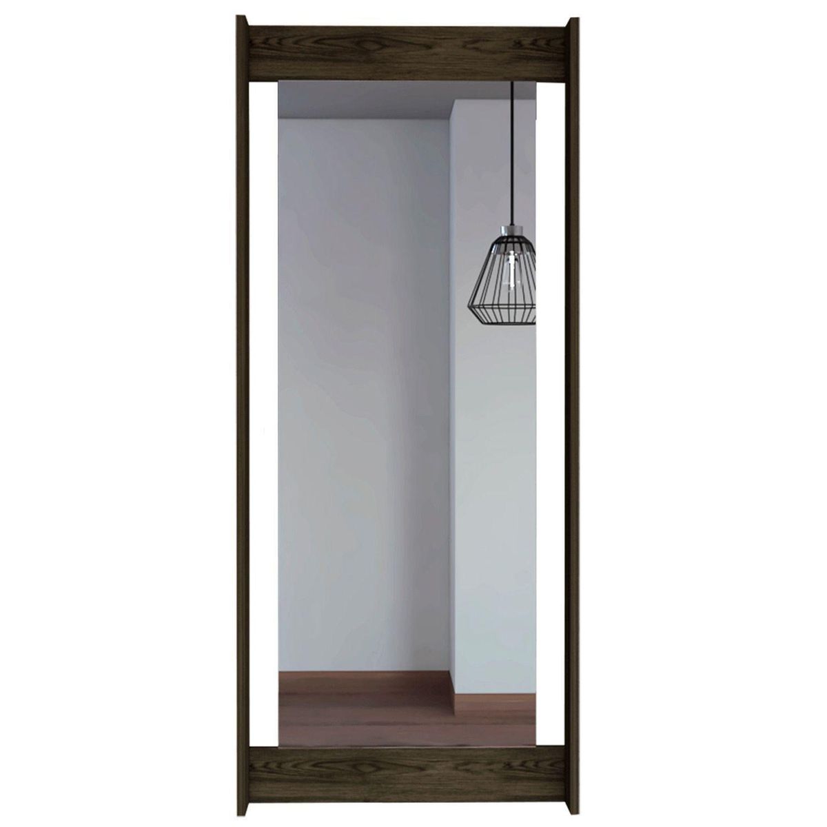 TUHOME - Espejo Decorativo Rectangular Scala Art Z Coñac 60x140cm