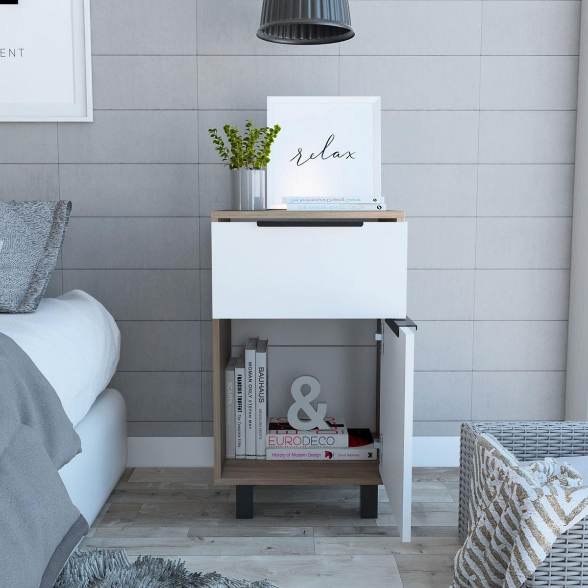 TUHOME - Velador 1 Cajón Kaia Z-41