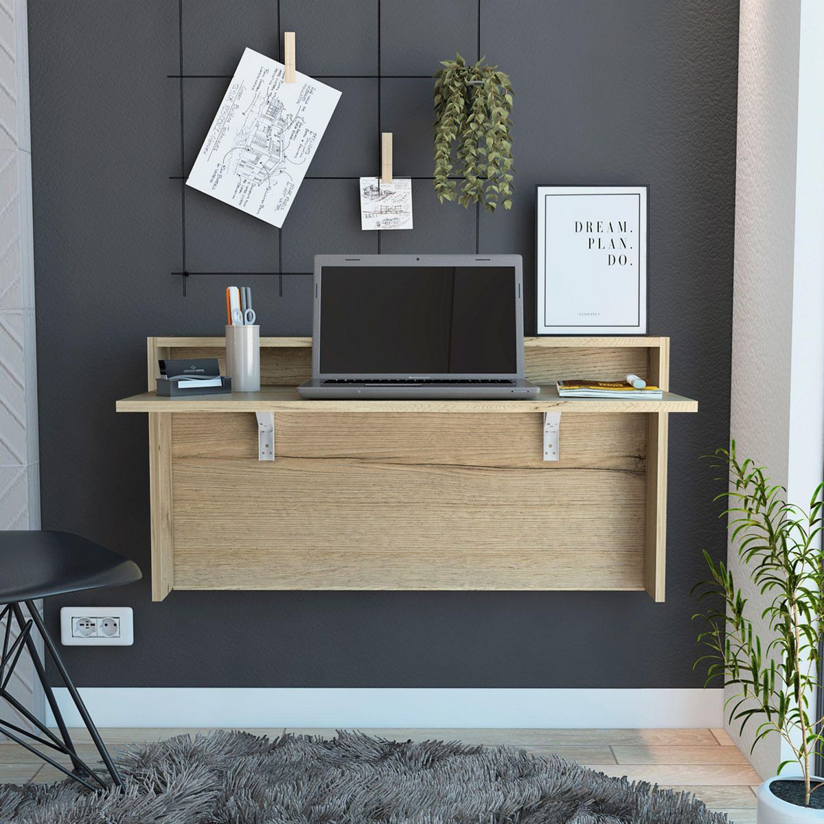 TUHOME - Escritorio Duna Melamina Wall