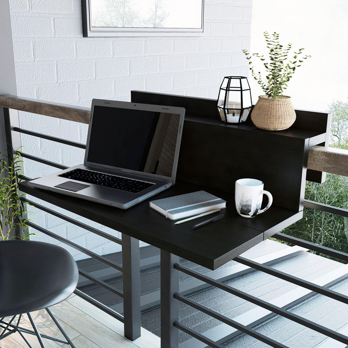 TUHOME - Escritorio Wengue Melamina Office 1