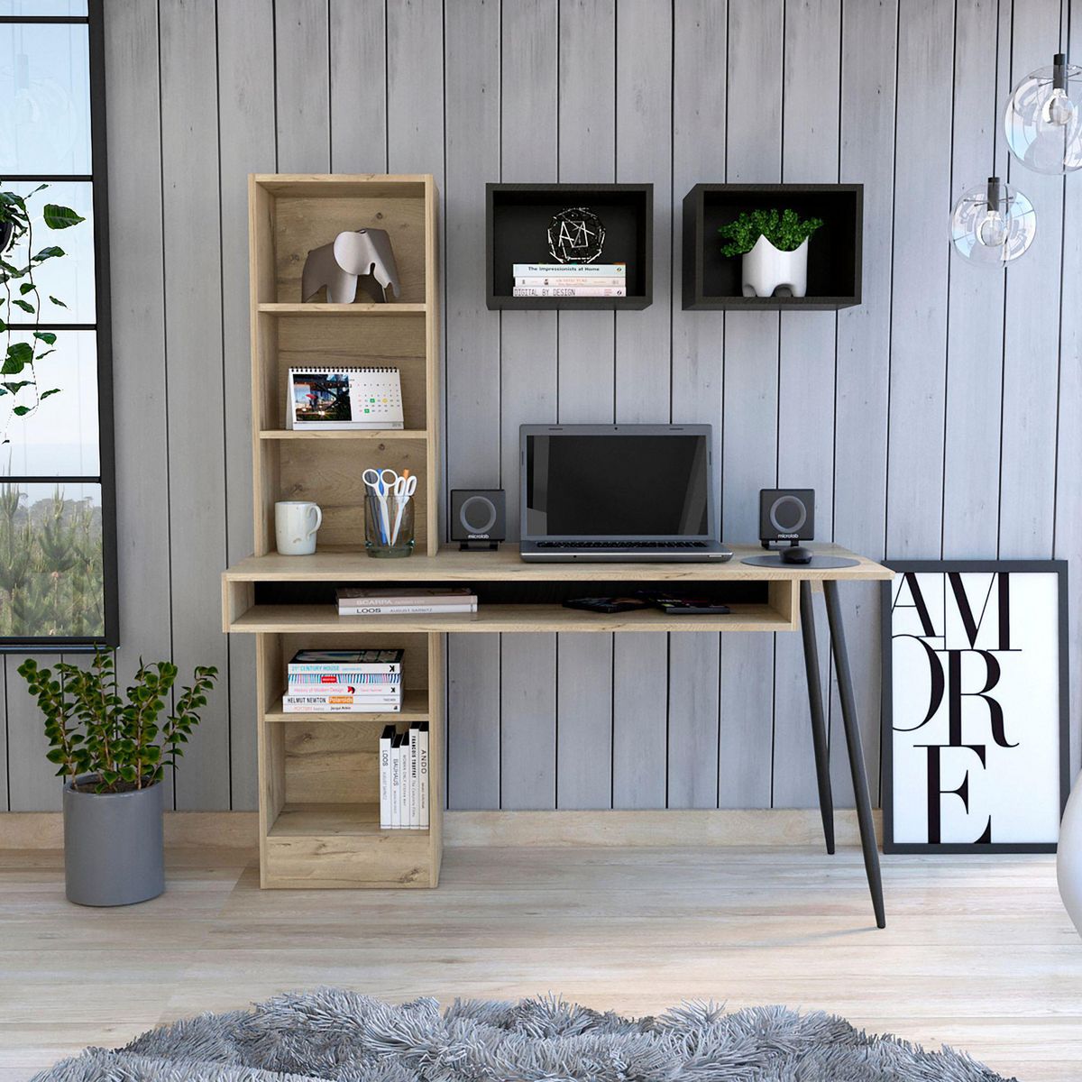 TUHOME - Escritorio Duna Melamina Brunatti