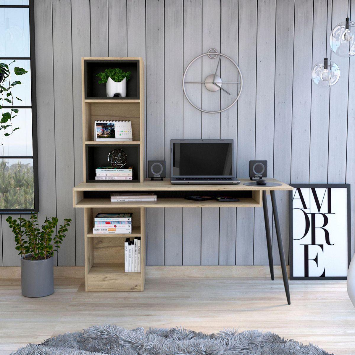 TUHOME - Escritorio Duna Melamina Brunatti