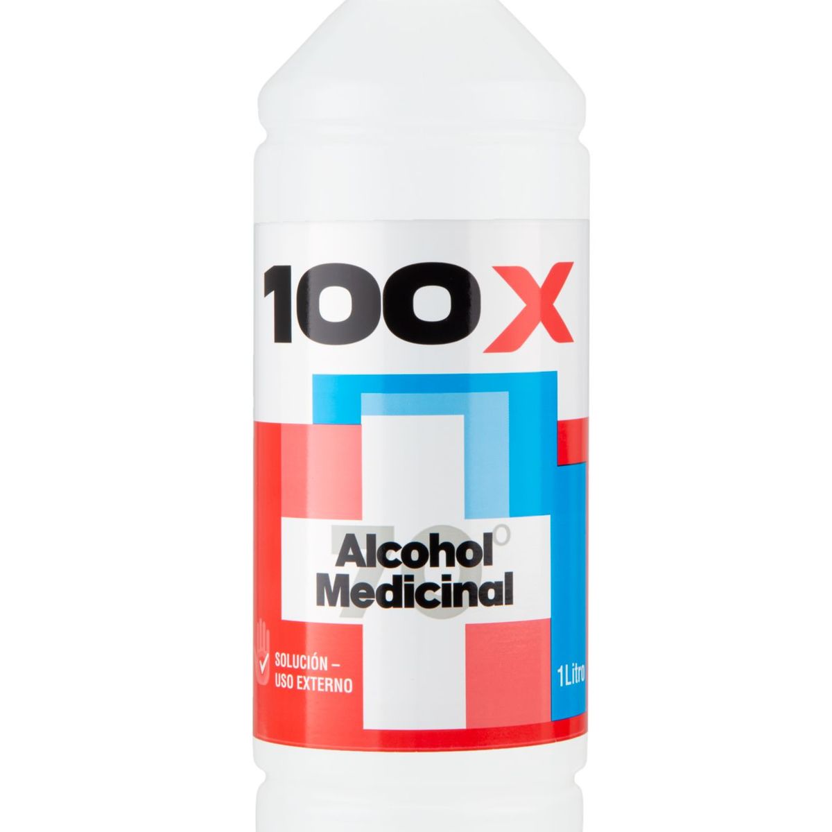 100X - Alcohol Medicinal 100X Grado 70° 1Lt