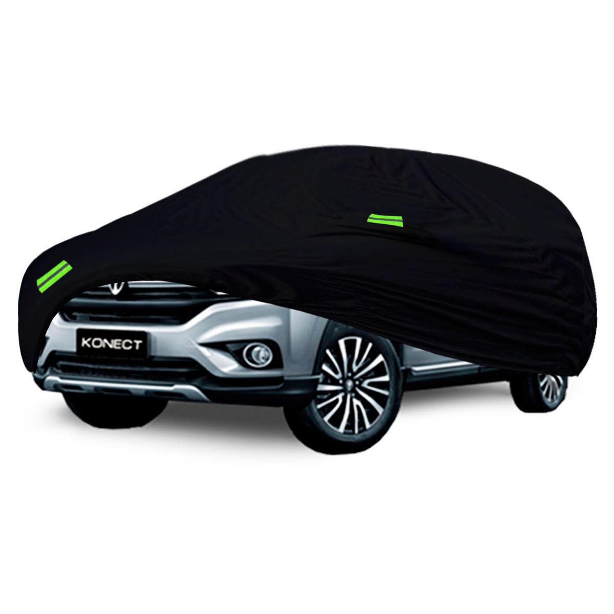 TECGO - Cobertor Funda Para Auto Jinbei Konect Negro