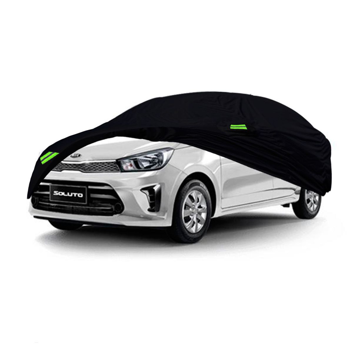 TECGO - Cobertor Funda Para Auto Kia Soluto Negro