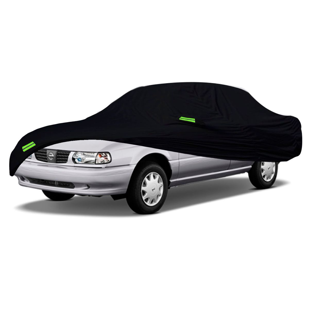 TECGO - Cobertor Funda Para Auto Nissan Sentra V16 Negro