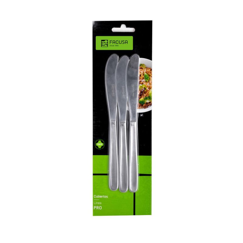 FACUSA - Blister x2 Cuchillos de Mesa