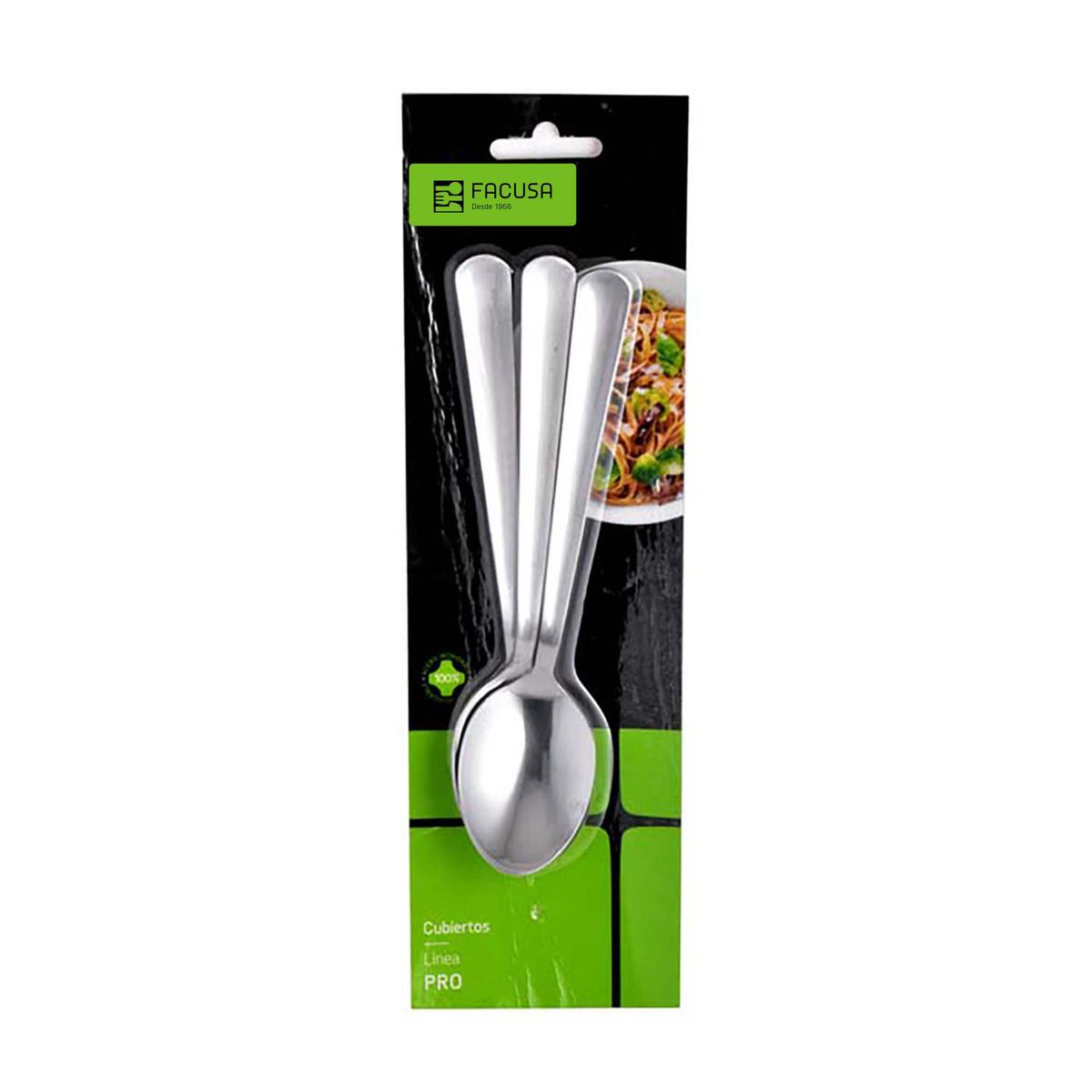 FACUSA - Blister de Cubiertos x3 Cucharas
