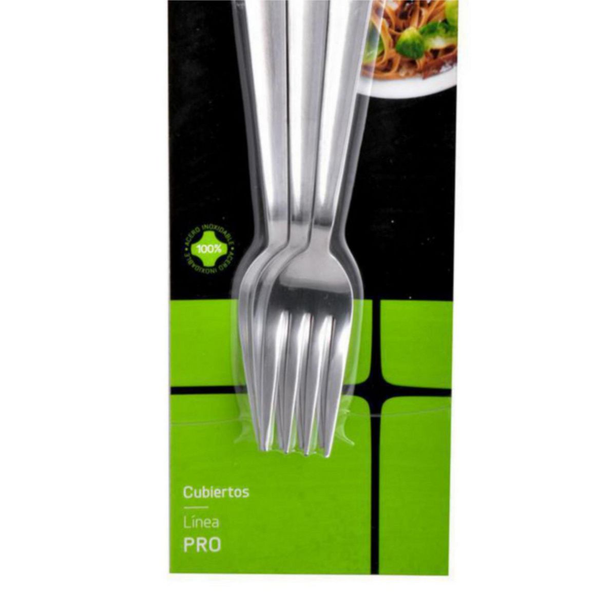 FACUSA - Blister de Cubiertos x3 Tenedores