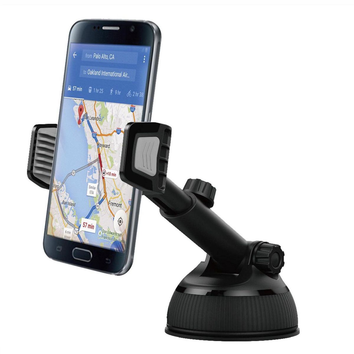 DAIRU - Porta Celular para Auto de Succión Extensible