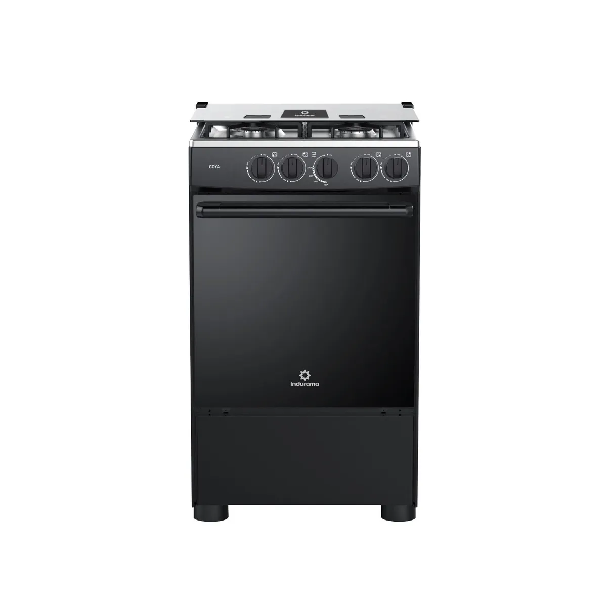INDURAMA - Cocina a Gas Indurama 4 Hornillas Goya Negro