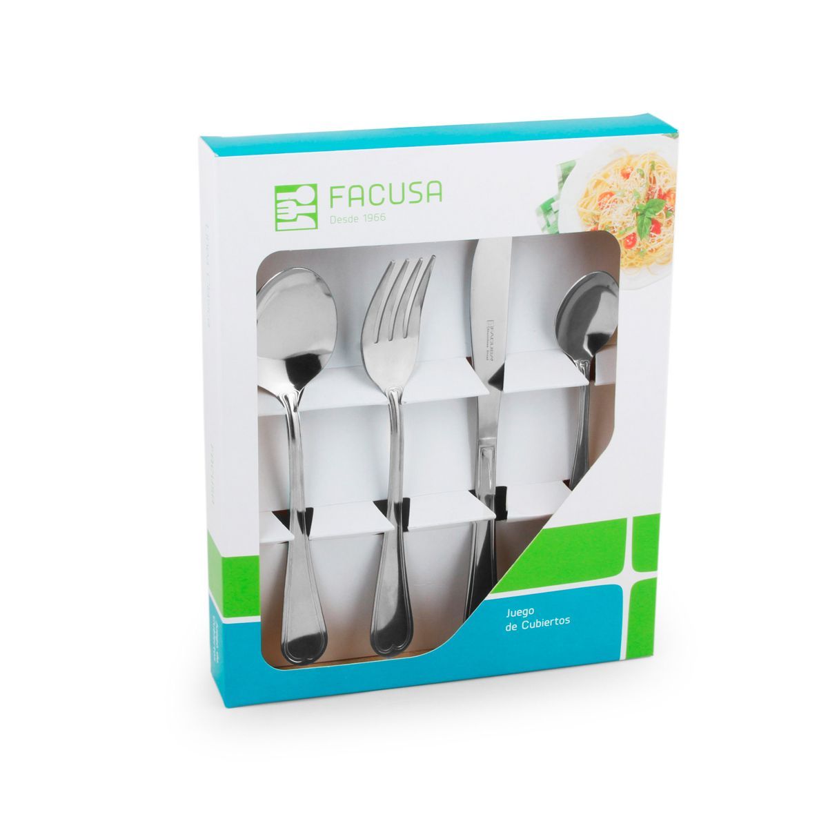 FACUSA - Set de Cubiertos 16 Piezas