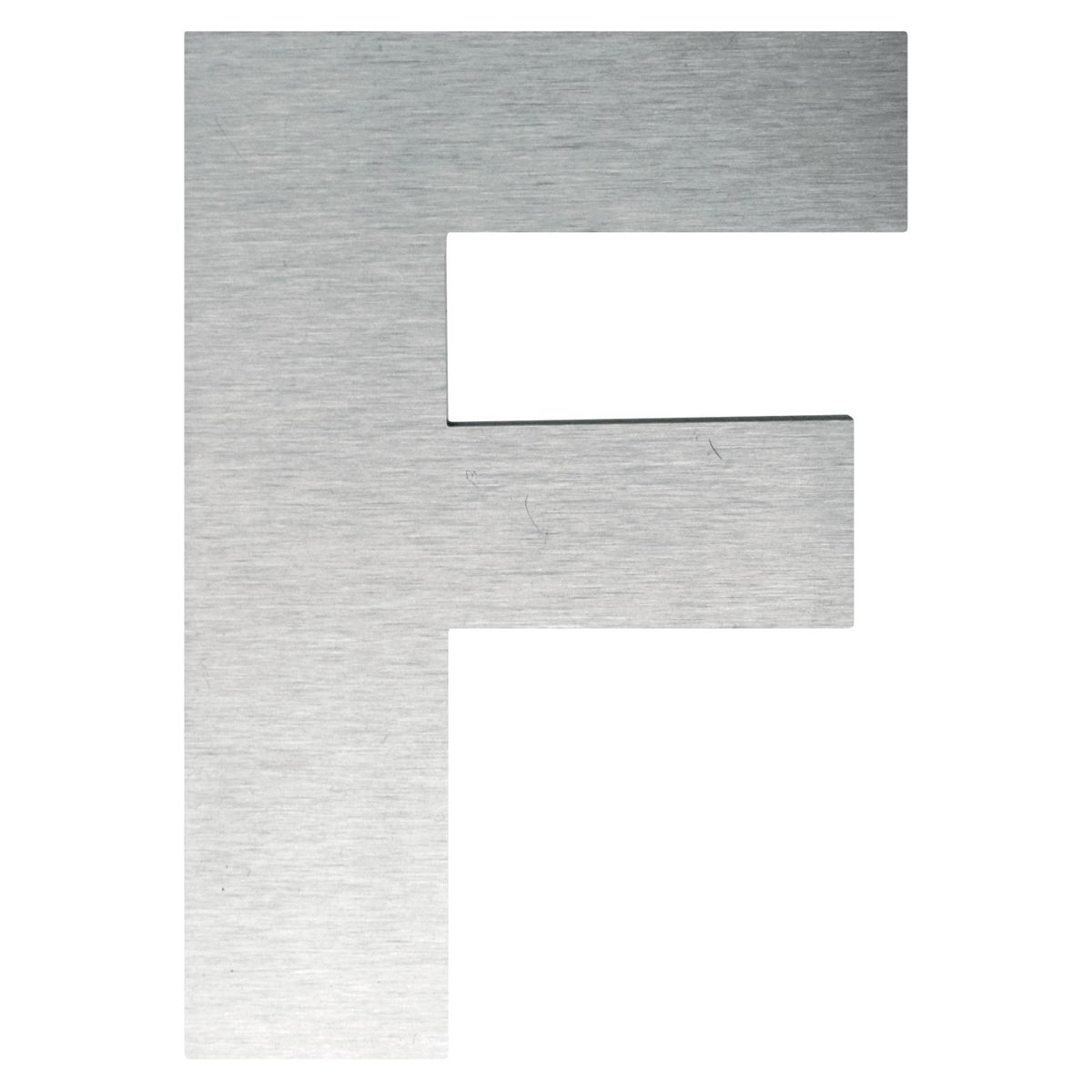 FIXSER - Letra F Metálica Negro