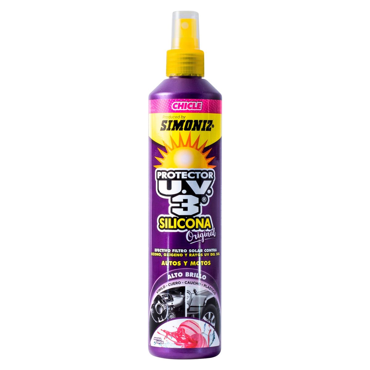 SIMONIZ - Silicona Protectora UV3 SIMONIZ Chicle 300ml
