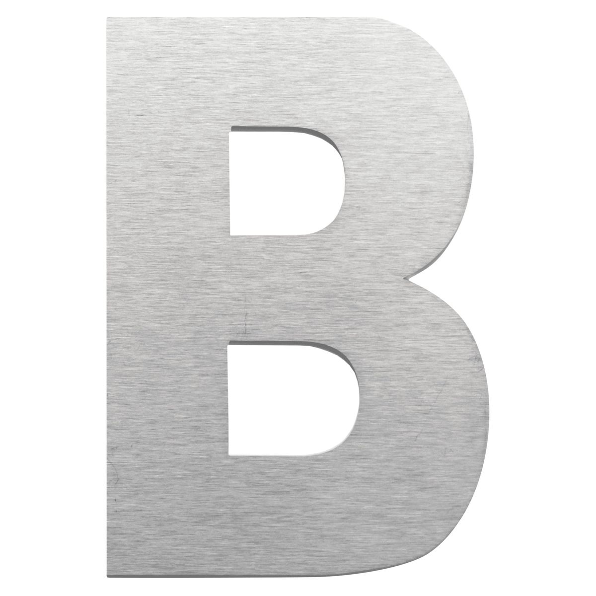 FIXSER - Letra B Metálica Negro