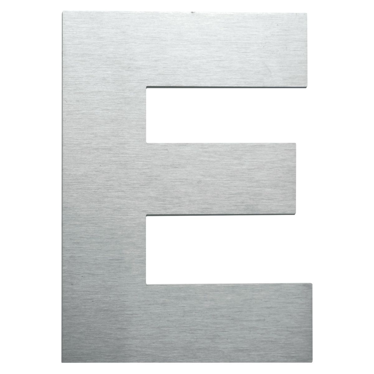 FIXSER - Letra E Metálica Negro