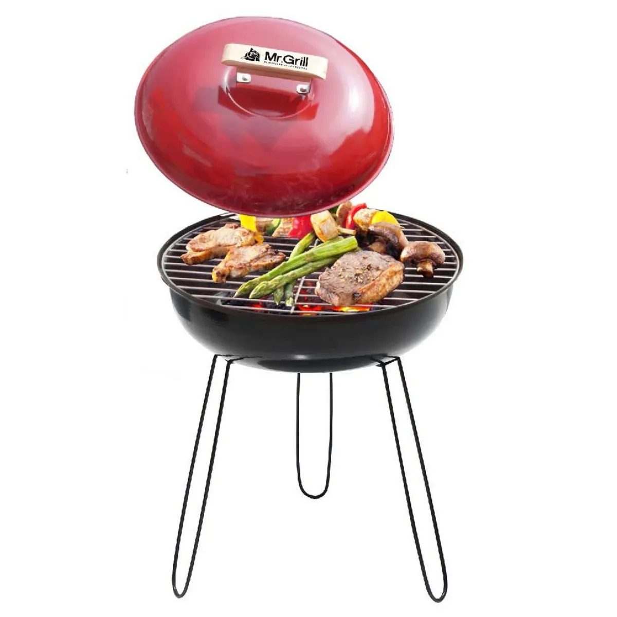 MR GRILL - Parrilla Portátil Mini Grill 43x31cm