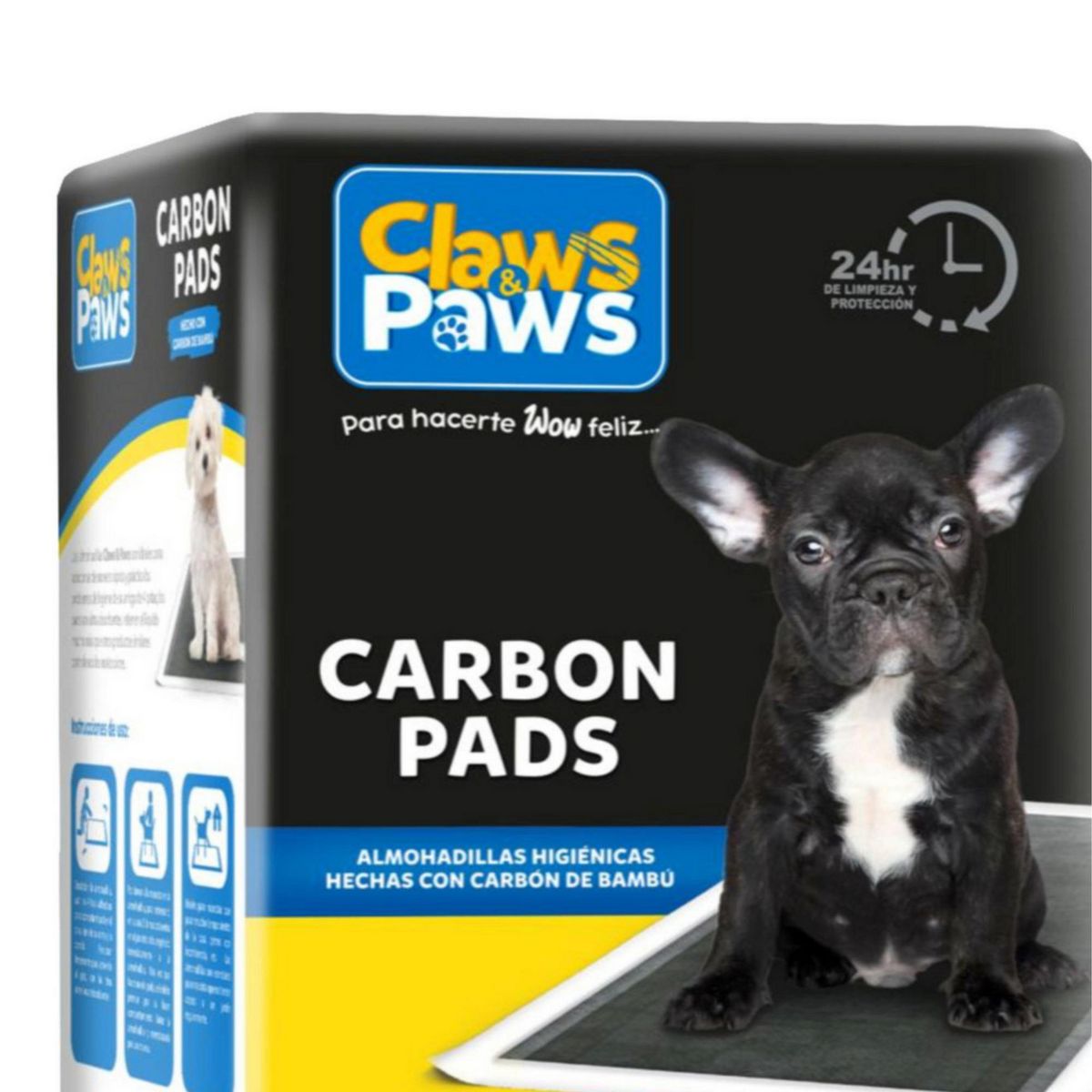 CLAWS & PAWS - Almohadillas para Perros x 50 unidades Carbón