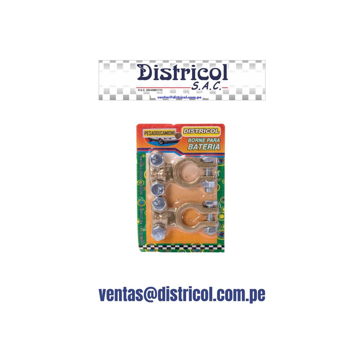 DISTRICOL - Bornes para Batería x2