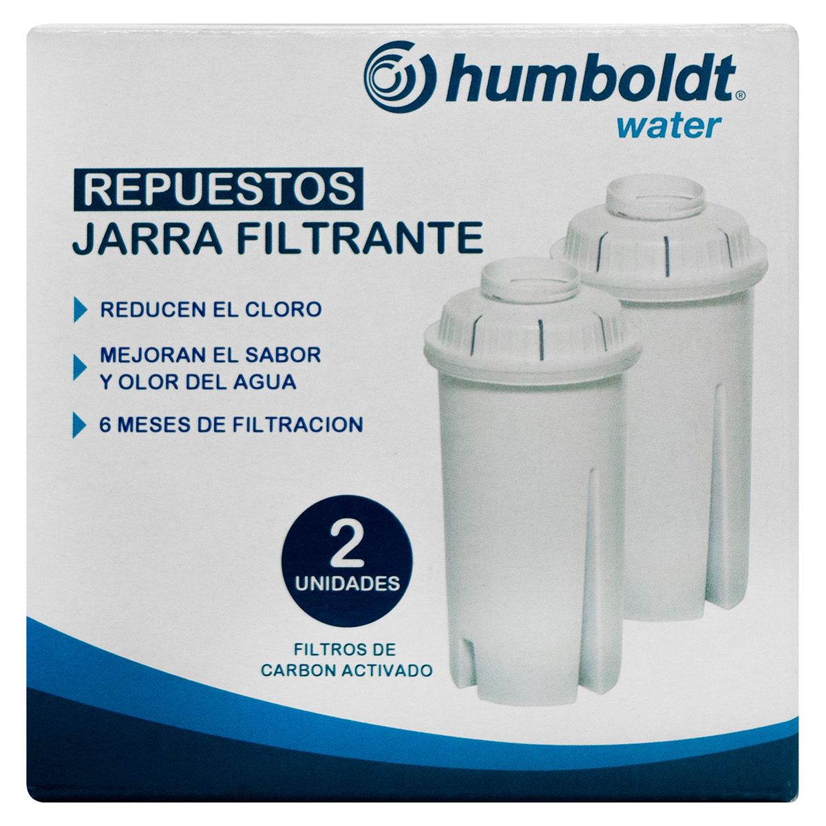 HUMBOLDT - Pack 2 Repuestos Jarra Purificadora de Agua