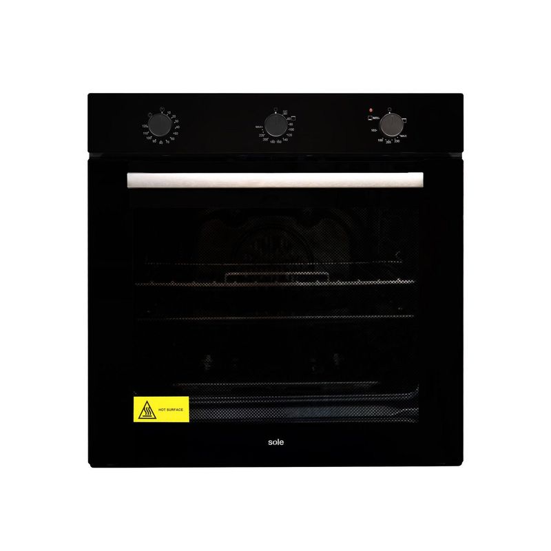 SOLE - Horno Empotrable Sole a Gas 63 Lt Classic SOLHO009V2 Negro