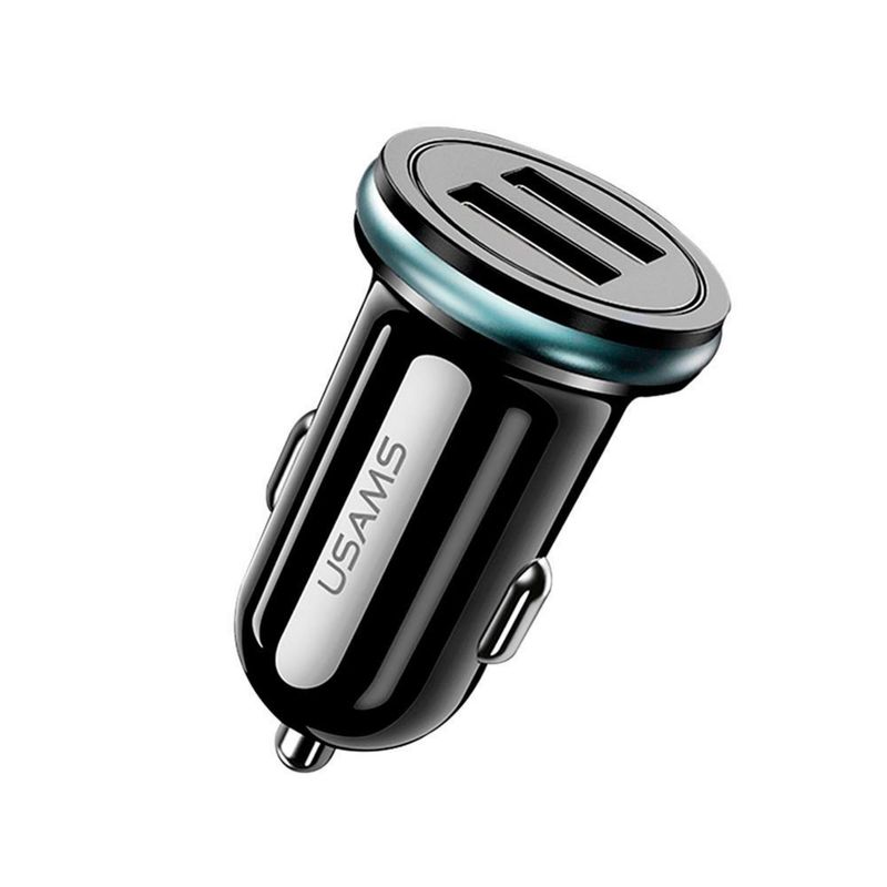 USAMS - Cargador Mini USB Auto Dual 2.4 A N