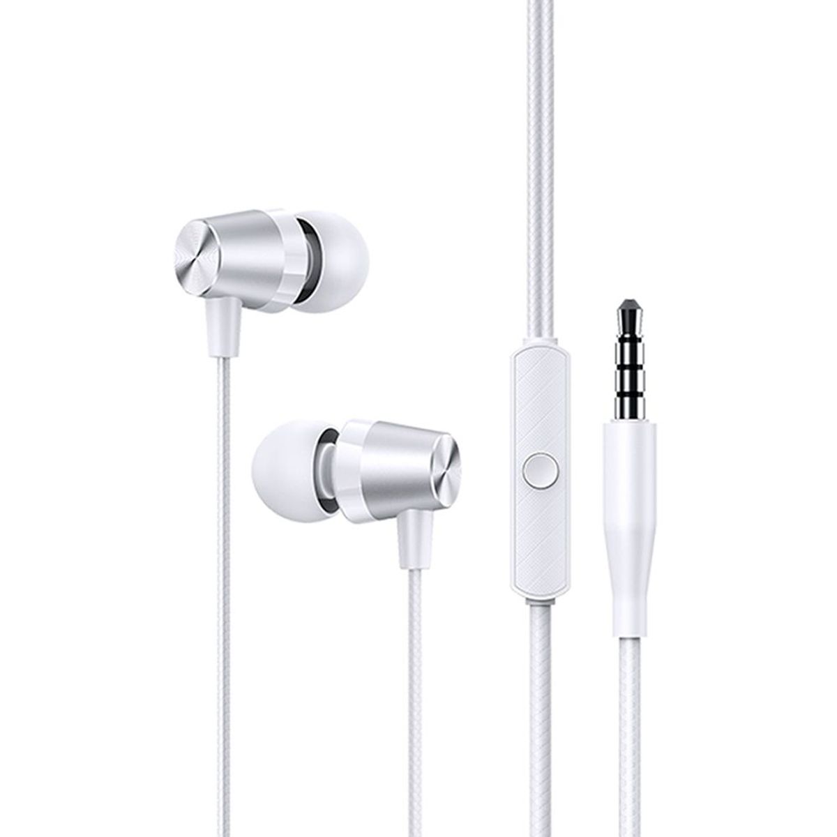 USAMS - Audífonos USAMS Handsfree 1.2m Blanco