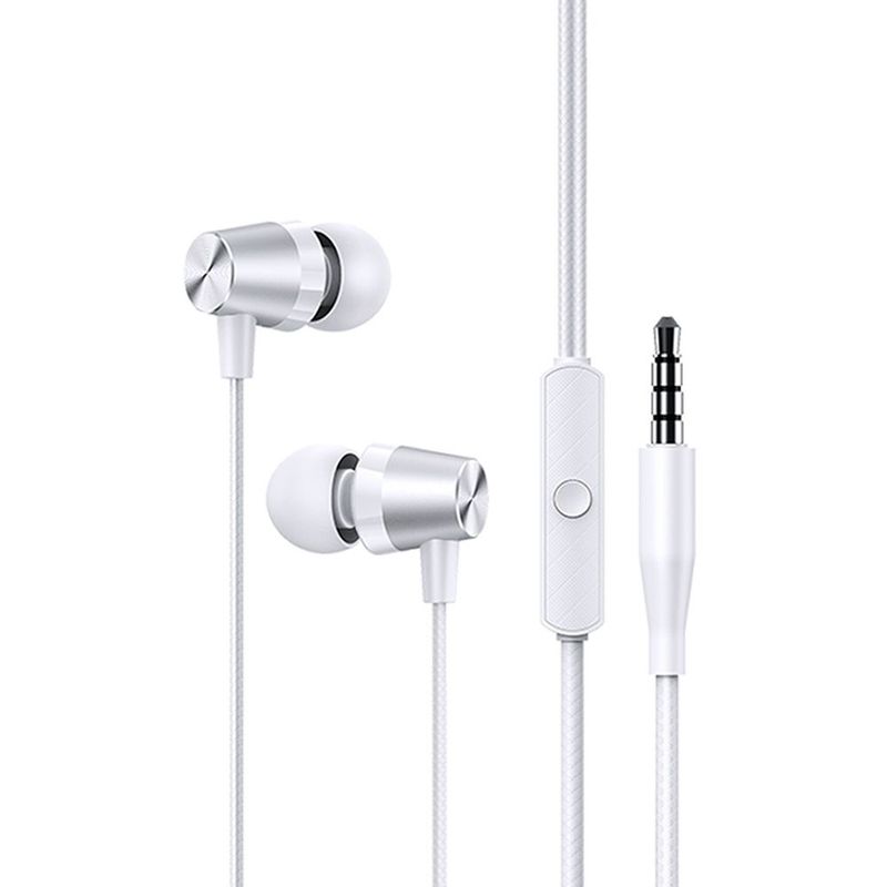 USAMS - Audífonos USAMS Handsfree 1.2m Blanco