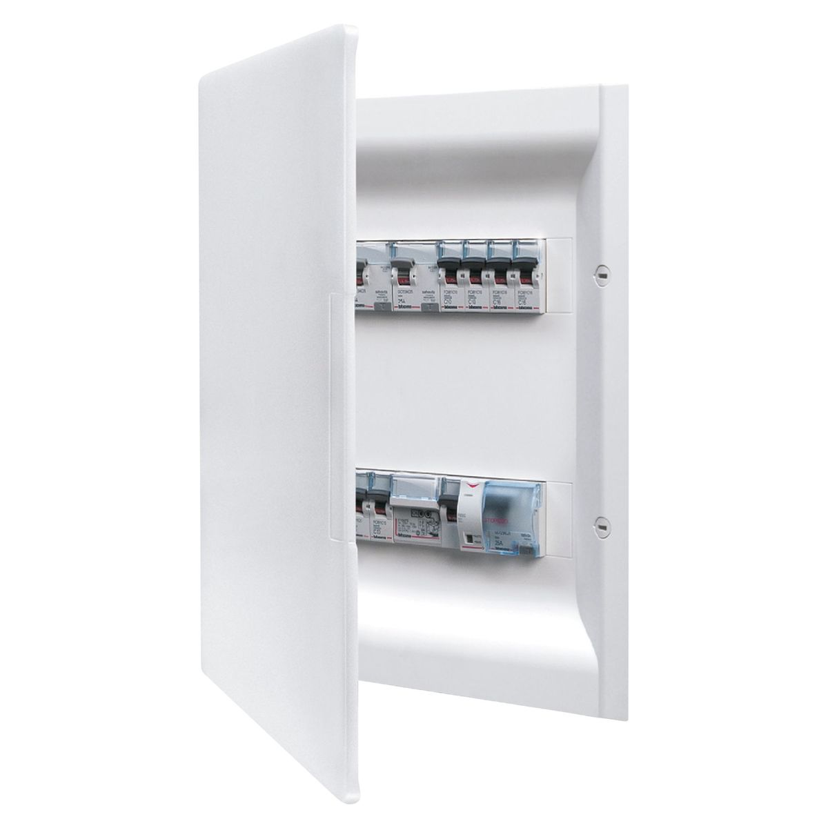 BTICINO - Tablero Empotrable Plástico 18 Polos Bticino