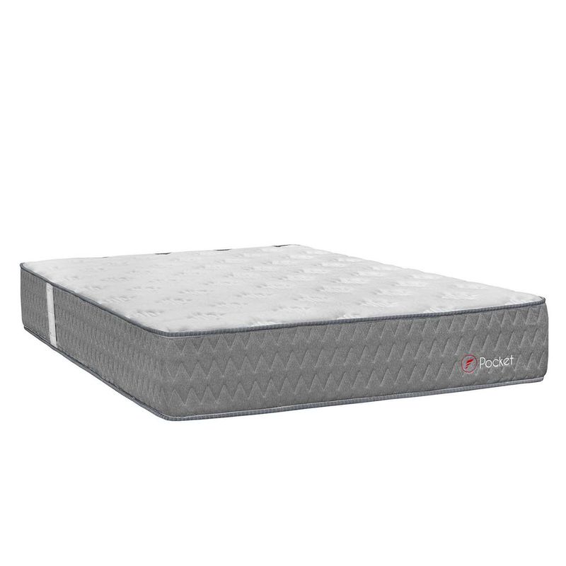 FORLI - Colchón Pocket Forli Queen + 2 Almohadas + Protector