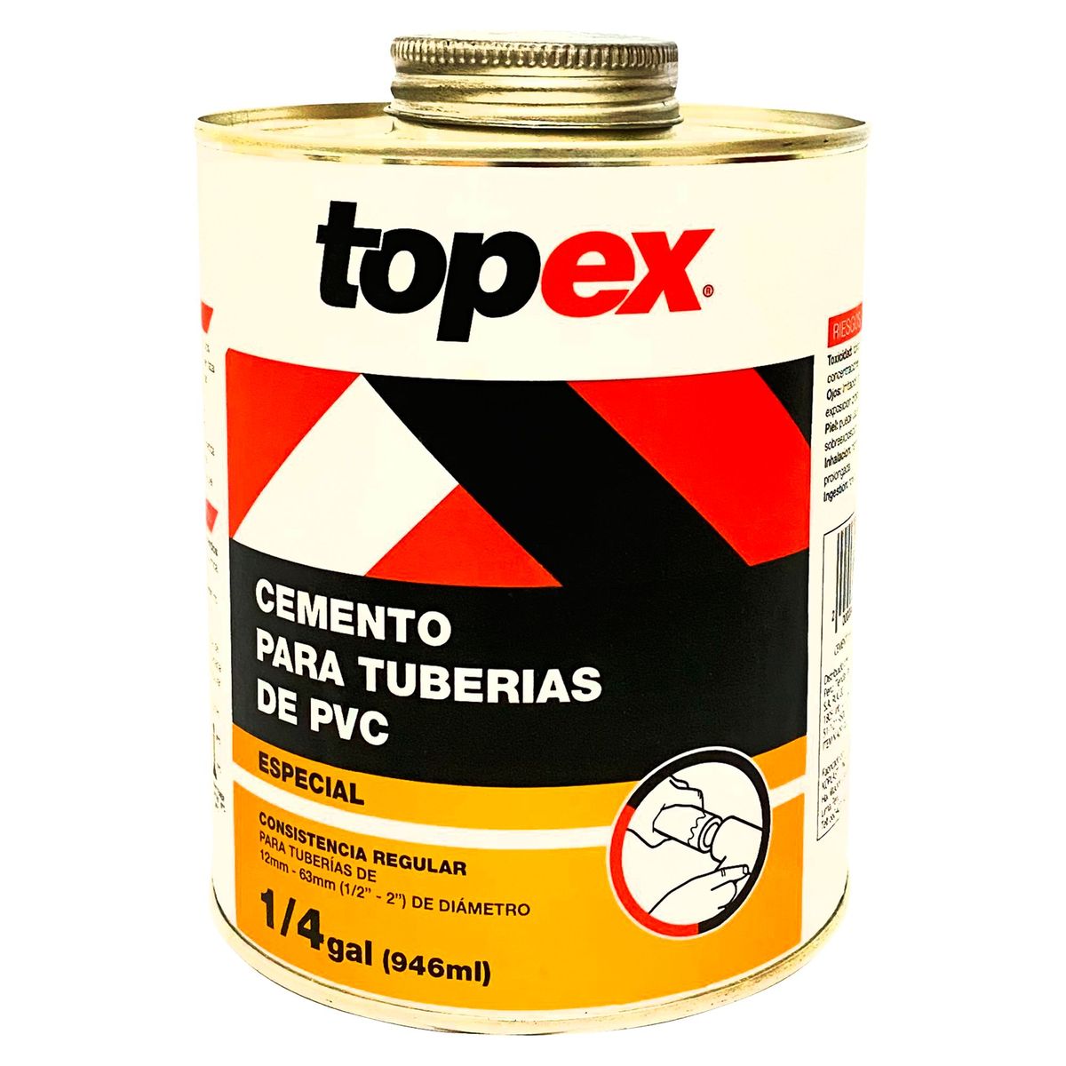 TOPEX - Pegamento para PVC Topex DORADO 32 oz