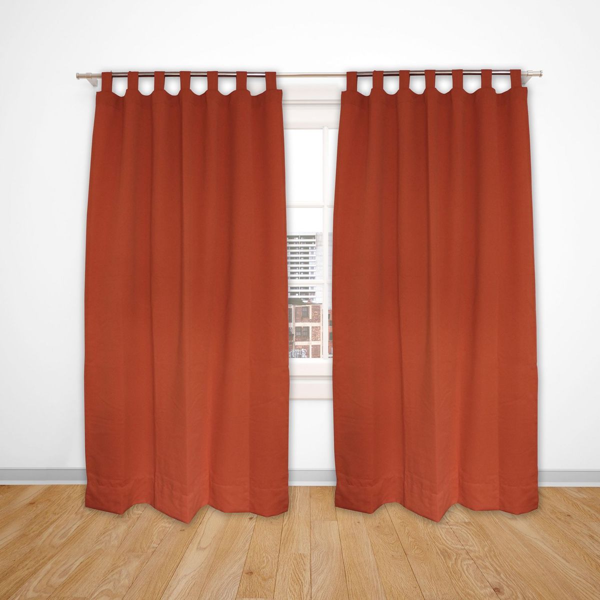 JUST HOME COLLECTION - Cortina de Tela Nordica 20x10cm Lacre