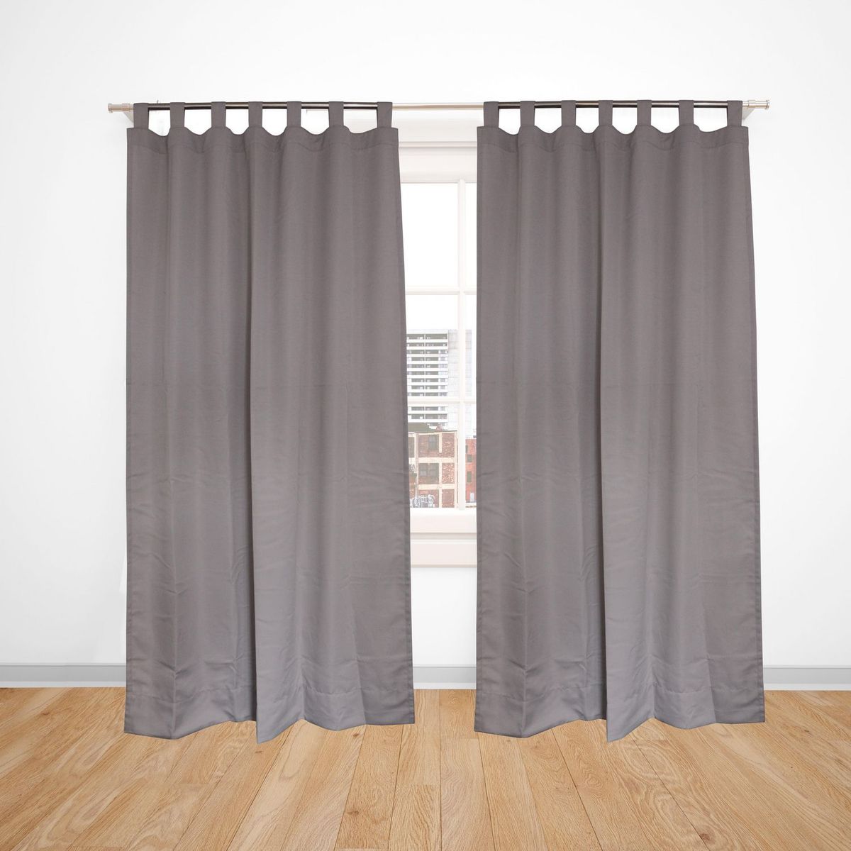 JUST HOME COLLECTION - Cortina de Tela Nordica 20x10cm Gris