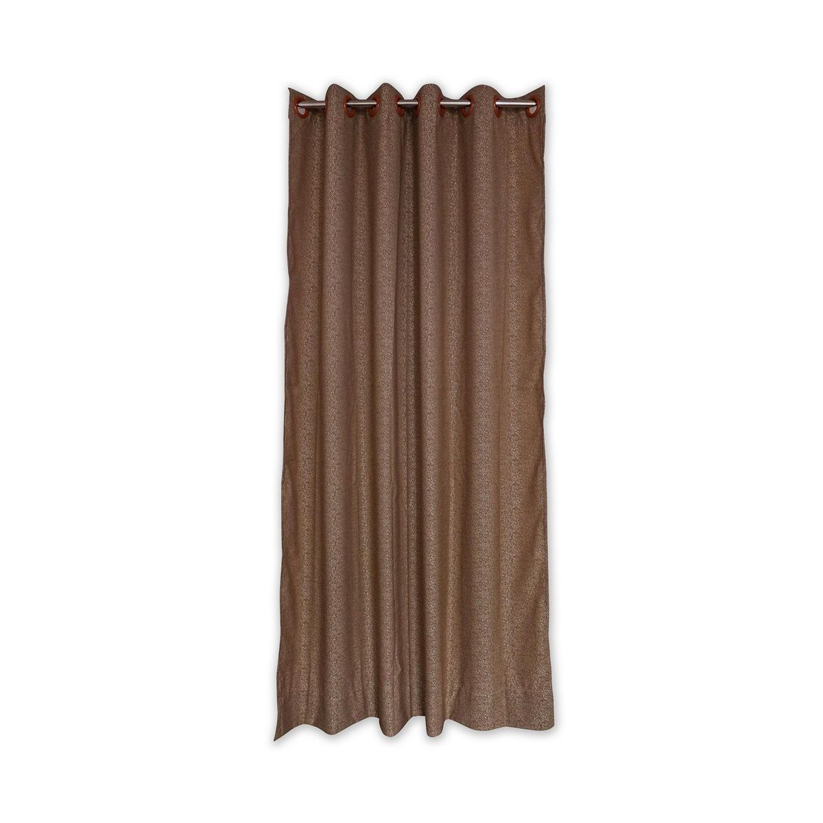 JUST HOME COLLECTION - Cortina de Tela Ojal Paris 20x10cm Marrón
