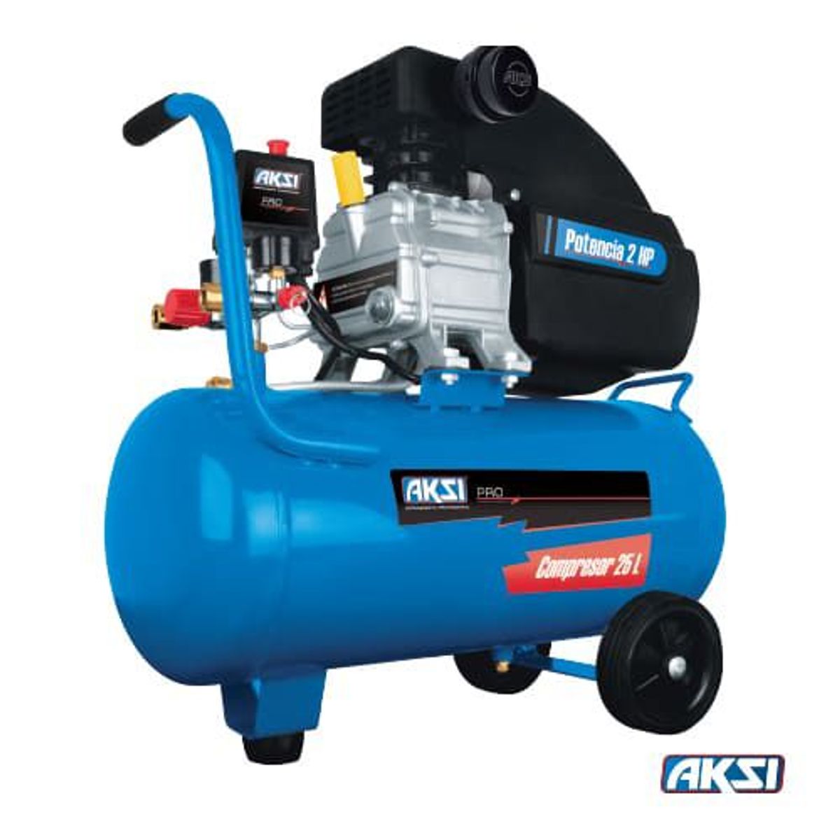 AKSI - Compresora 25 Litros 2 HP PRO