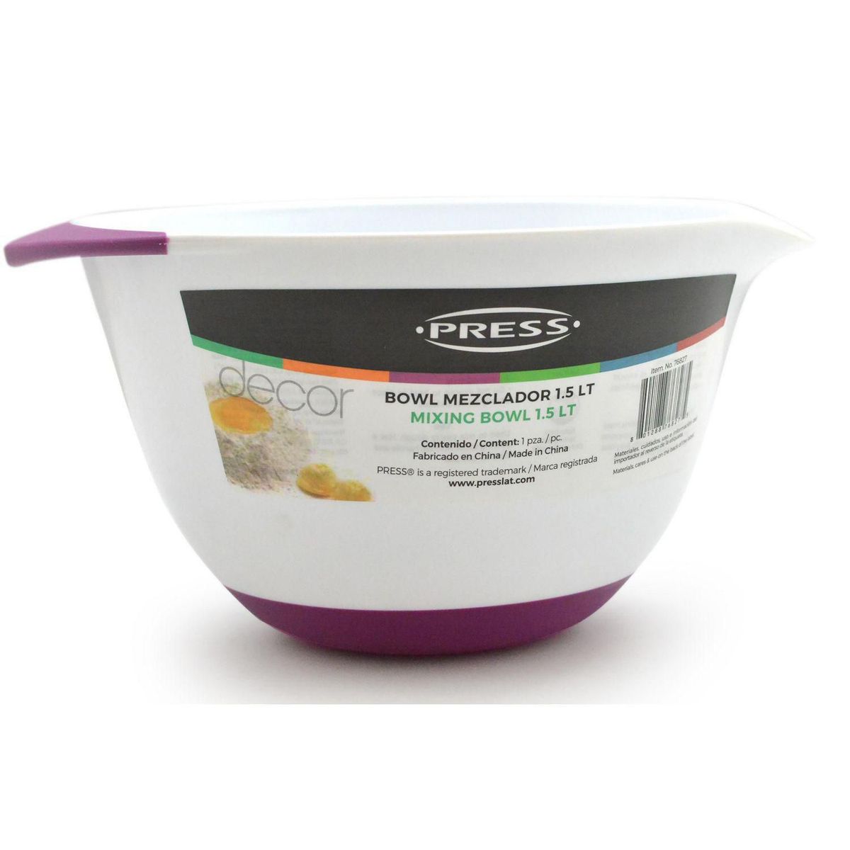  - Bowl Mezclador 1.5L Plástico