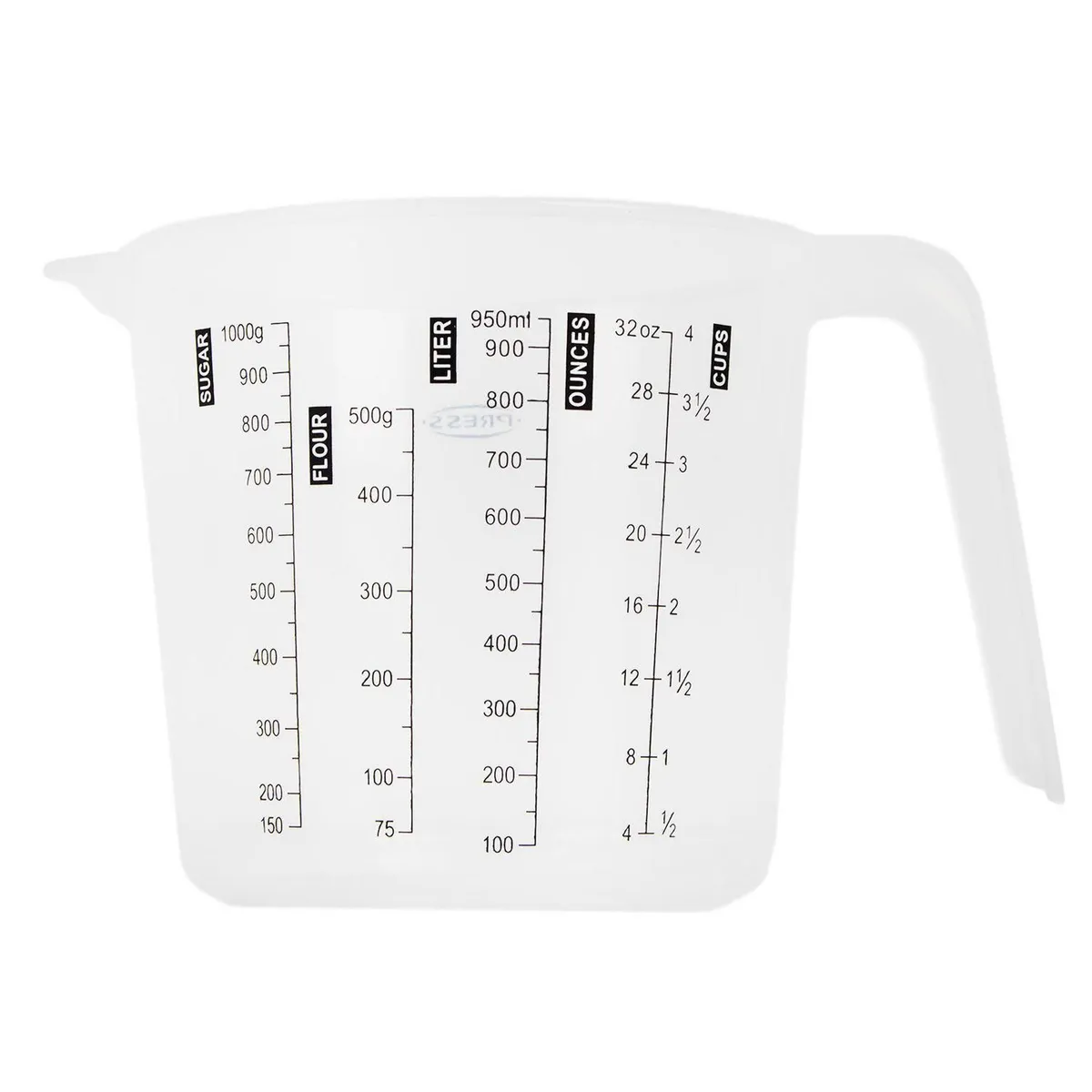  - Taza Medidora 1L Plástico