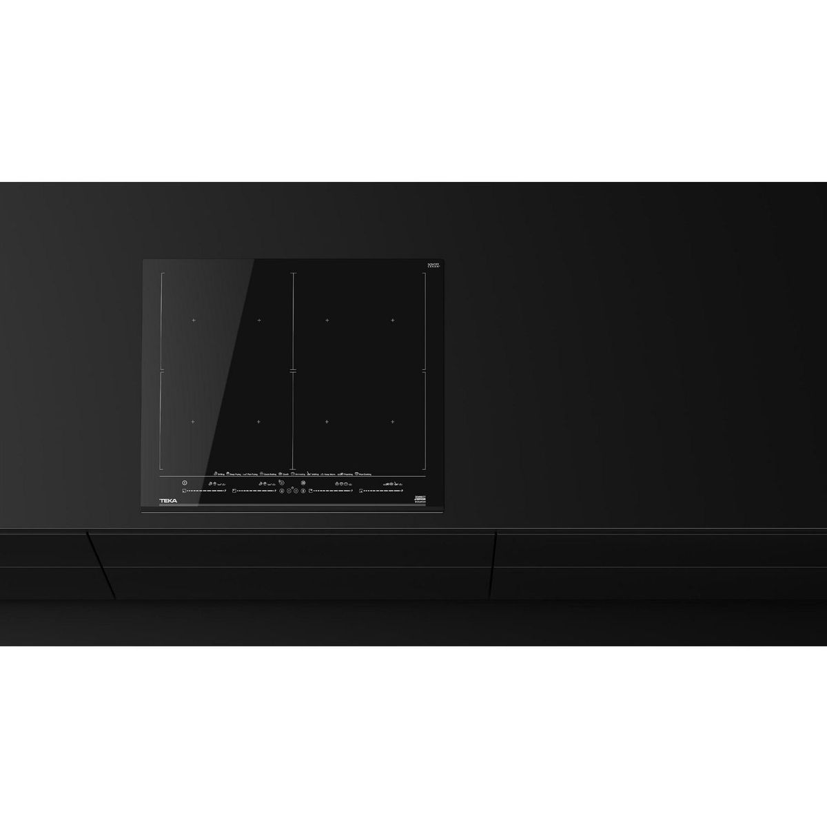 TEKA - Encimera Teka 4 Hornillas 60cm DirectSense Full Flex IZF 68700 MST BK Negro