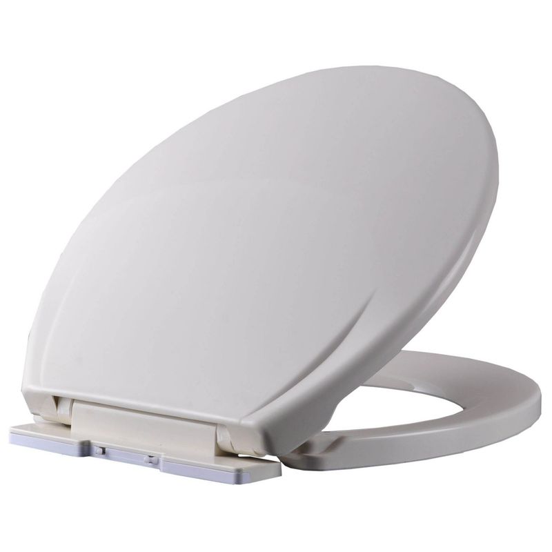 TREBOL - Asiento Tapa Inodoro Trebol SD Redondo Bone