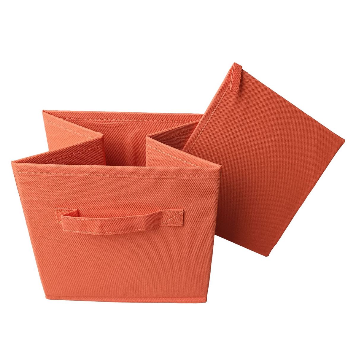 RAPALLO - Caja Cubo 20x20x20cm Naranja