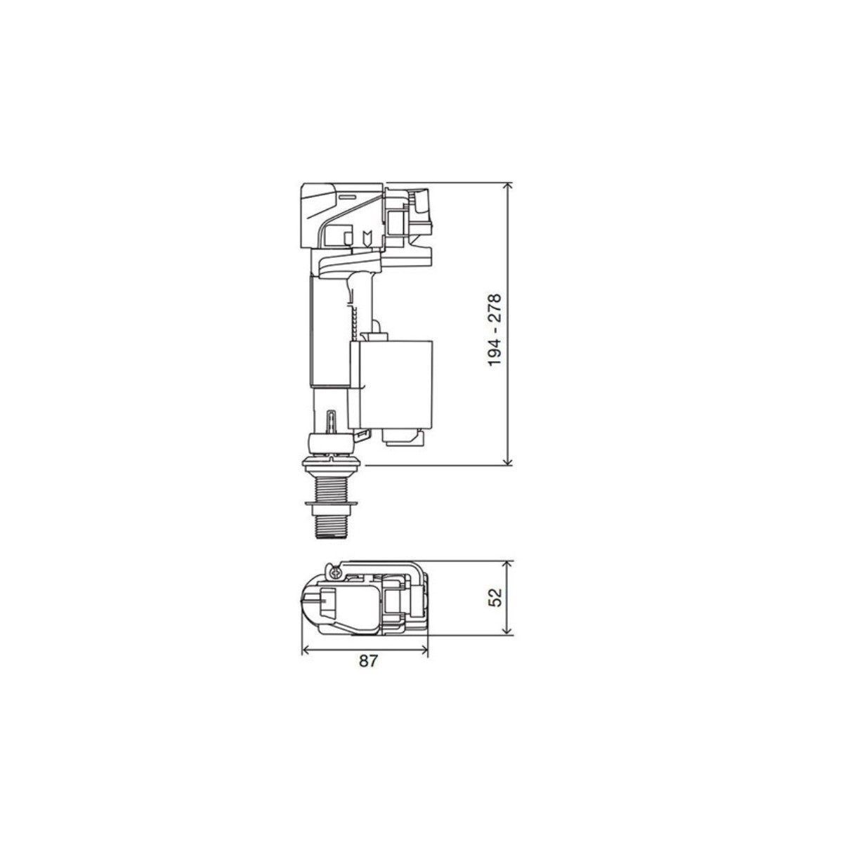 - Válvula de Llenado para Inodoro
