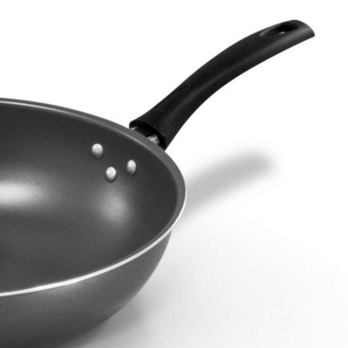 RECORD - Sarten Antiadherente Wok N°28 Gris